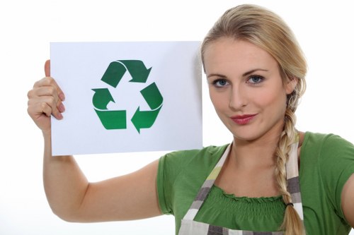 Recycling and waste segregation during clearance